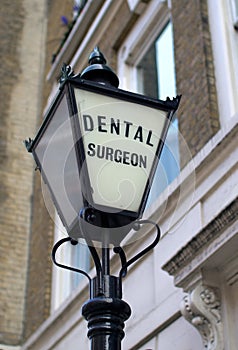 Old Fashioned Dentist Sign