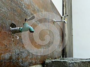 Old-fashioned faucet