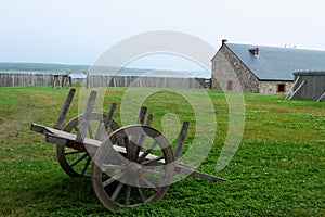 Old-fashioned fortifications photo