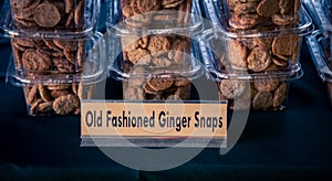 Old fashioned ginger snaps