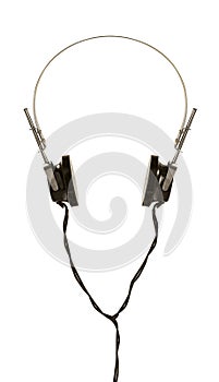 Old fashioned headphones