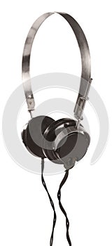 Old fashioned headphones