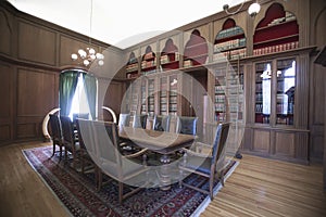 Old Fashioned Home Library