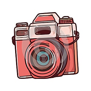 old-fashioned image with antique camera