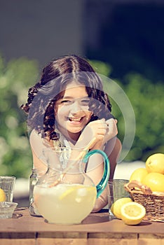 Old fashioned lemonade stand