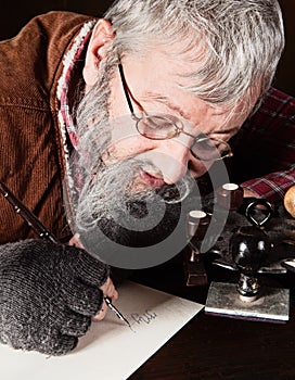 Old-fashioned letter