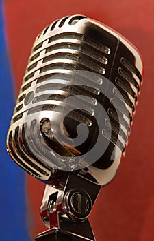 Old-fashioned microphone