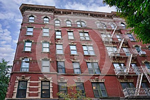 Old fashioned New York apartment building