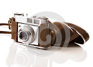 Old fashioned photography camera