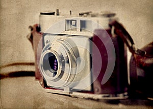 Old fashioned photography camera