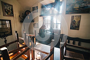 Old fashioned restautant interior