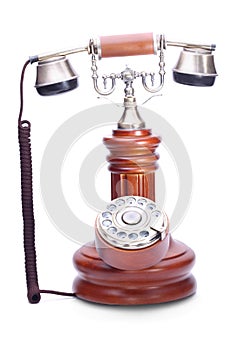 Old fashioned rotary dial phone