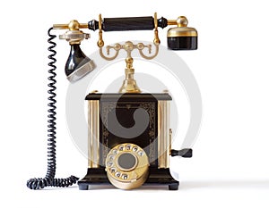 Old fashioned telephone