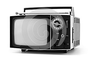 Old fashioned television set