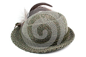 Old-fashioned tirol man's hat