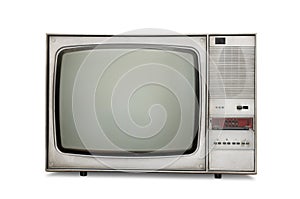 Old-fashioned tube TV