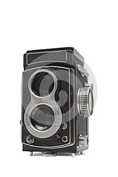Old fashioned Twin Lens Reflex Camera
