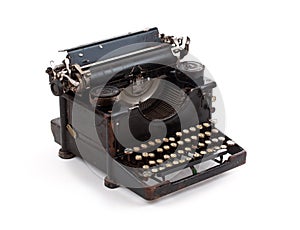 Old fashioned typewriter