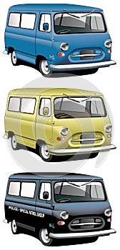 Old-fashioned van set