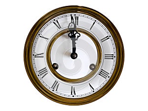 Old-fashioned wall clock