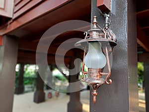 The Old fashioned Wall light street lamp