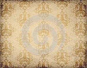 Old fashioned wallpaper pattern