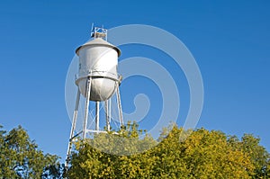 Old-fashioned water tower