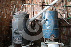 Old Fashioned way of cooking liquor for home use