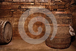 Old Fashioned Wine Cellar