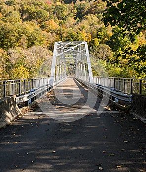 Old Fayette Station bridge in West Virginia