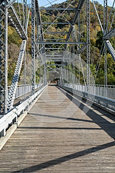 Old Fayette Station bridge in West Virginia