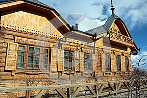 Old female gymnasium in Yakutsk, Russia photo