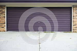 Old Fiberglass Overhead Garage Door