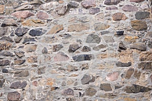 Old field stone wall background