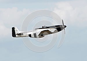 Old fighter airplane