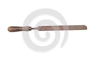 Old file on the white background