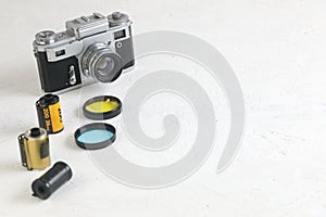 Old film camera concept