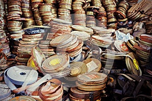 Old film canisters photo