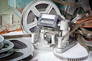 Old film reel cinematography