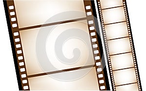 Old filmstrip in vector