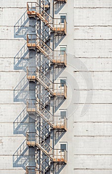 Old fire escape.