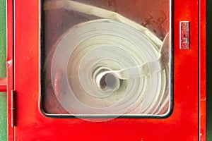 Old fire hydrant box for fire protection system.Thailand.