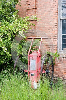 Old fire pump