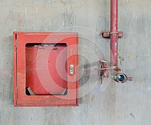 Old firehose and firehose box