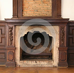 Old fireplace