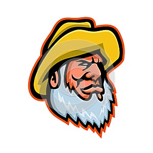 Old Fisherman or Fisher Mascot