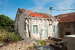 Old fisherman typical house in village Maranovici