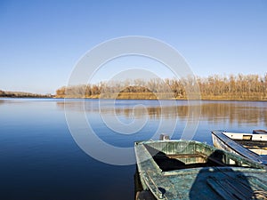 Old fishing boat