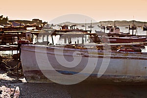 Old fishing boat