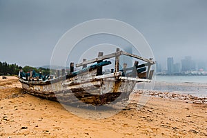 Old fishing boat